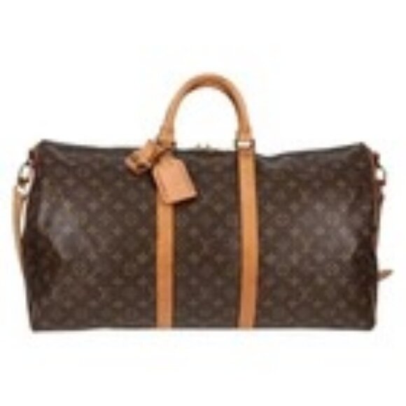 LOUIS VUITTON Monogram Keepall Bandouliere 55 Boston Bag - Picture 2 of 16